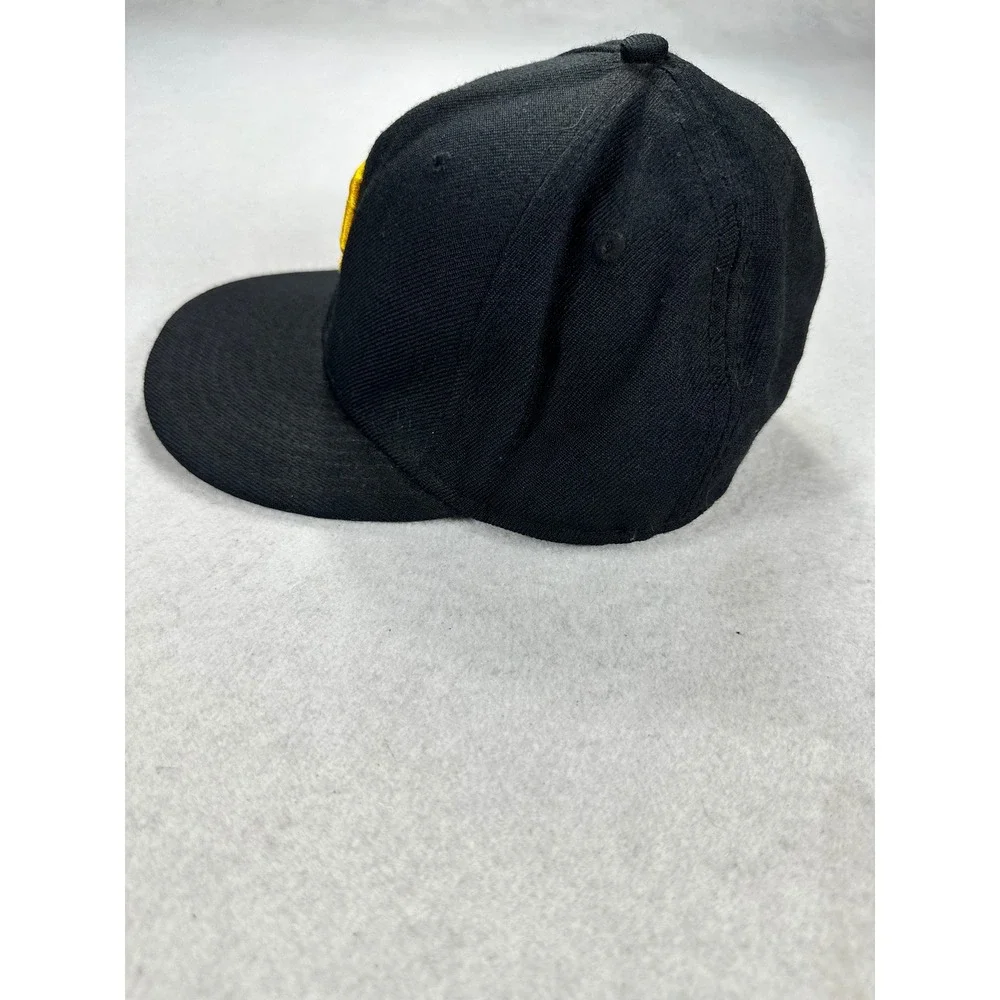 New Era 59FIFTY Pittsburgh Pirates Kids Hat Black Yellow MLB Fitted Cap 6 3/4